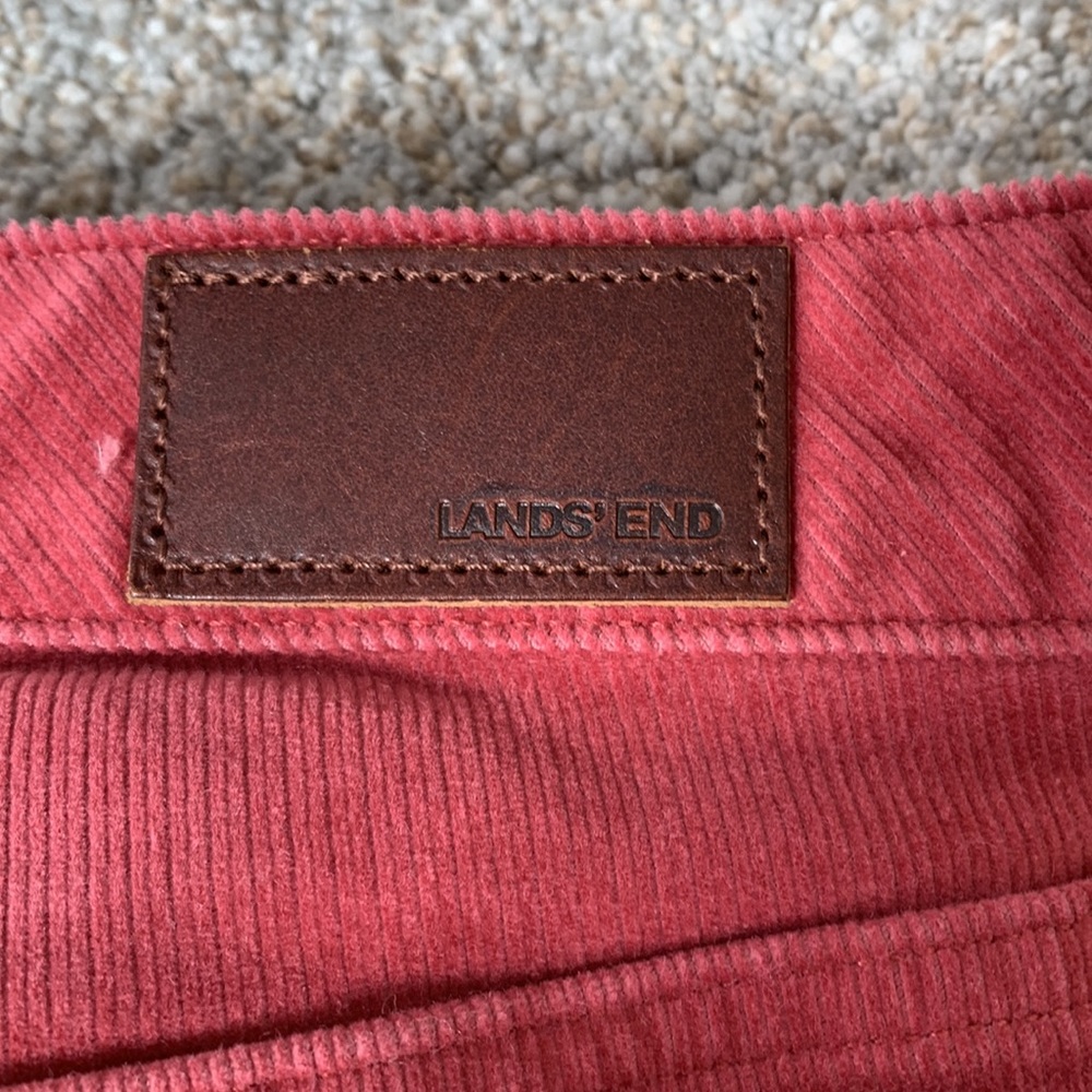 NWT Lands’ End Mid Rise Straight Leg Corduroy Jeans - Picture 10 of 10